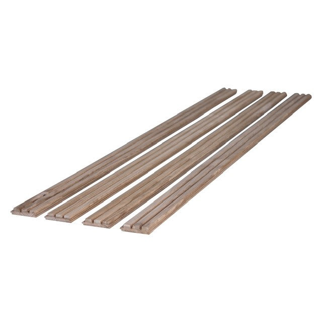 Premium Solid Oak Wood Slats for Wall & Ceiling Cladding - 2700mm x 545mm - Perfect for Pool Fences, Outdoor Decks & Indoor Feature Walls