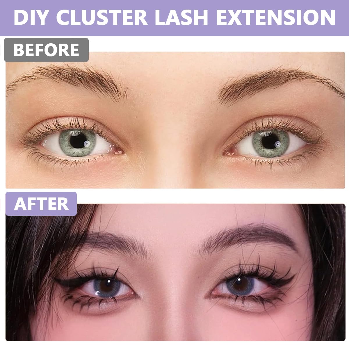 MAYCREATE® 120pcs DIY Eyelash Extension Clusters - Wispy False Lashes 9-11MM Mixed Length, Natural Long Flare Lashes for Women | Perfect for Daily Wear, Special Occasions & Professional Makeup Looks