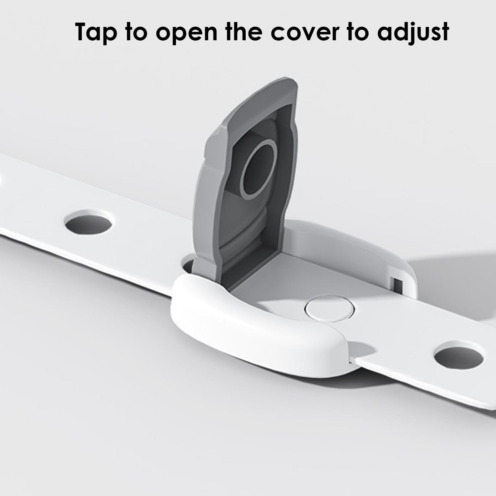 Adjustable Child Safety Door Lock & Cabinet Latch - Childproofing for Kitchen, Pantry, Windows & Toilet | Secure Furniture Anchors with Strong Adhesive | Perfect for Baby Proofing Homes & Child Safety