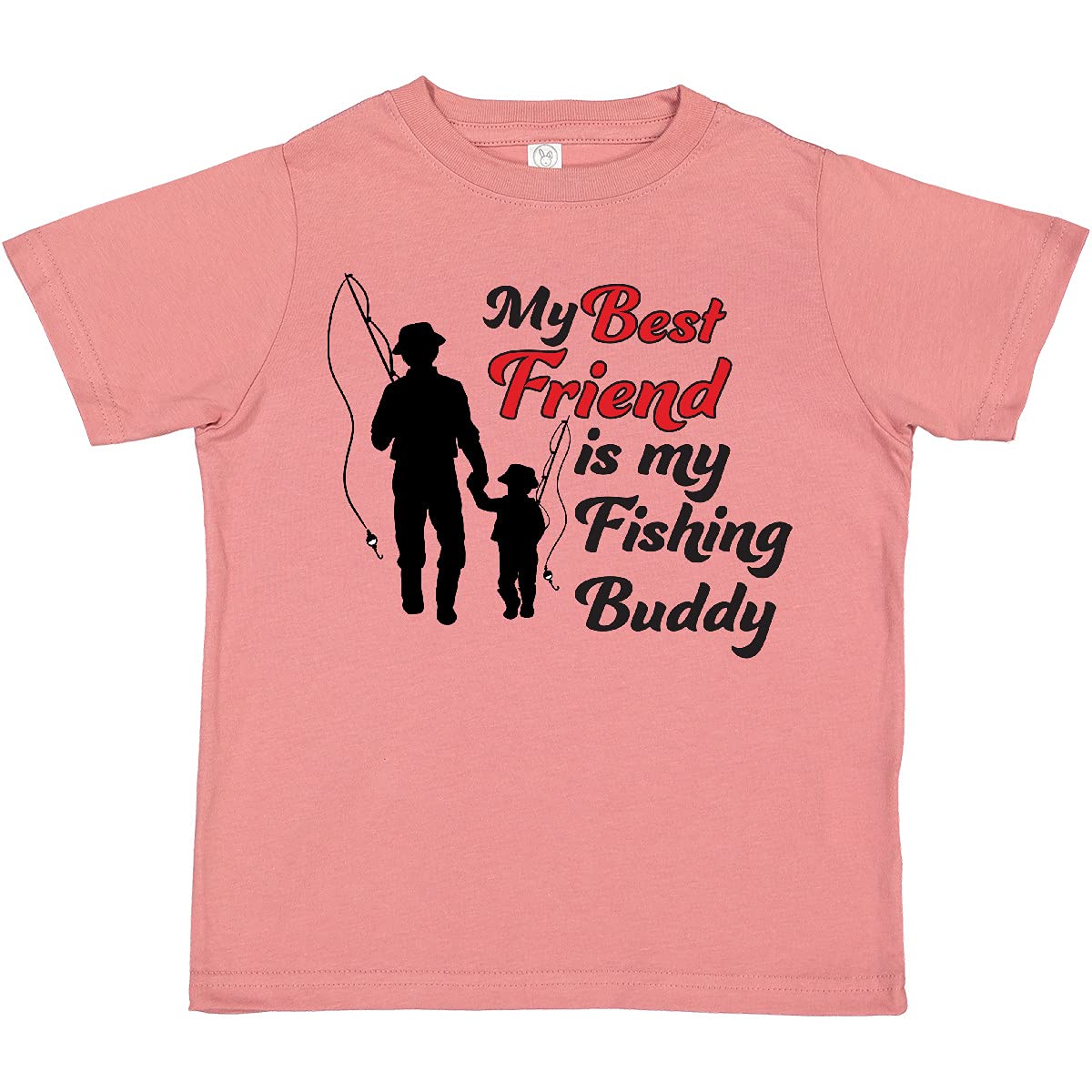 My Best Friend is My Fishing Buddy Toddler T-Shirt - Perfect for Outdoor Adventures and Family Bonding