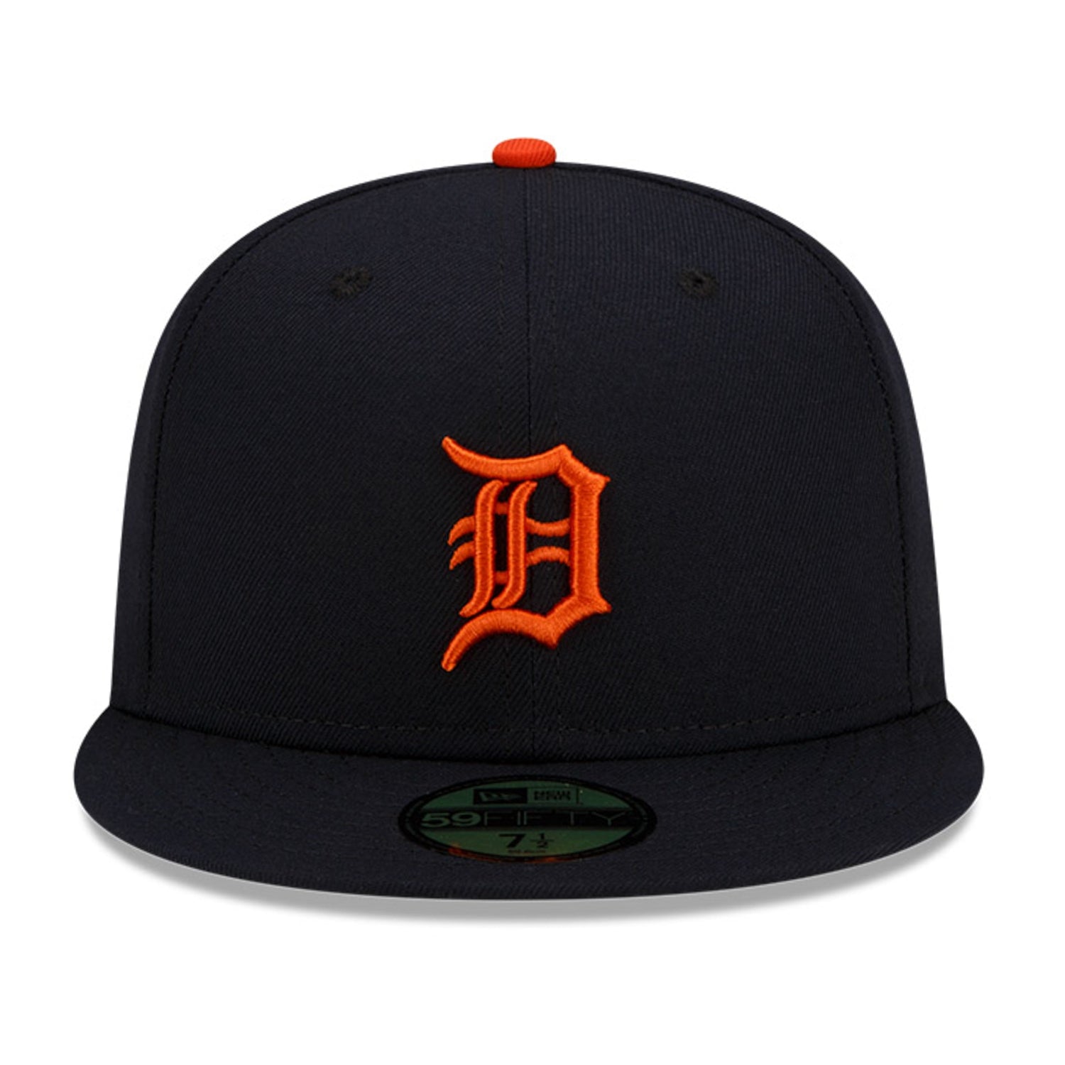 New Era 59Fifty Authentic MLB Detroit Tigers Baseball Cap - Navy & Orange Adjustable Snapback Hat for Men & Women | Perfect for Baseball Games, Streetwear & Sports Fan Gifts