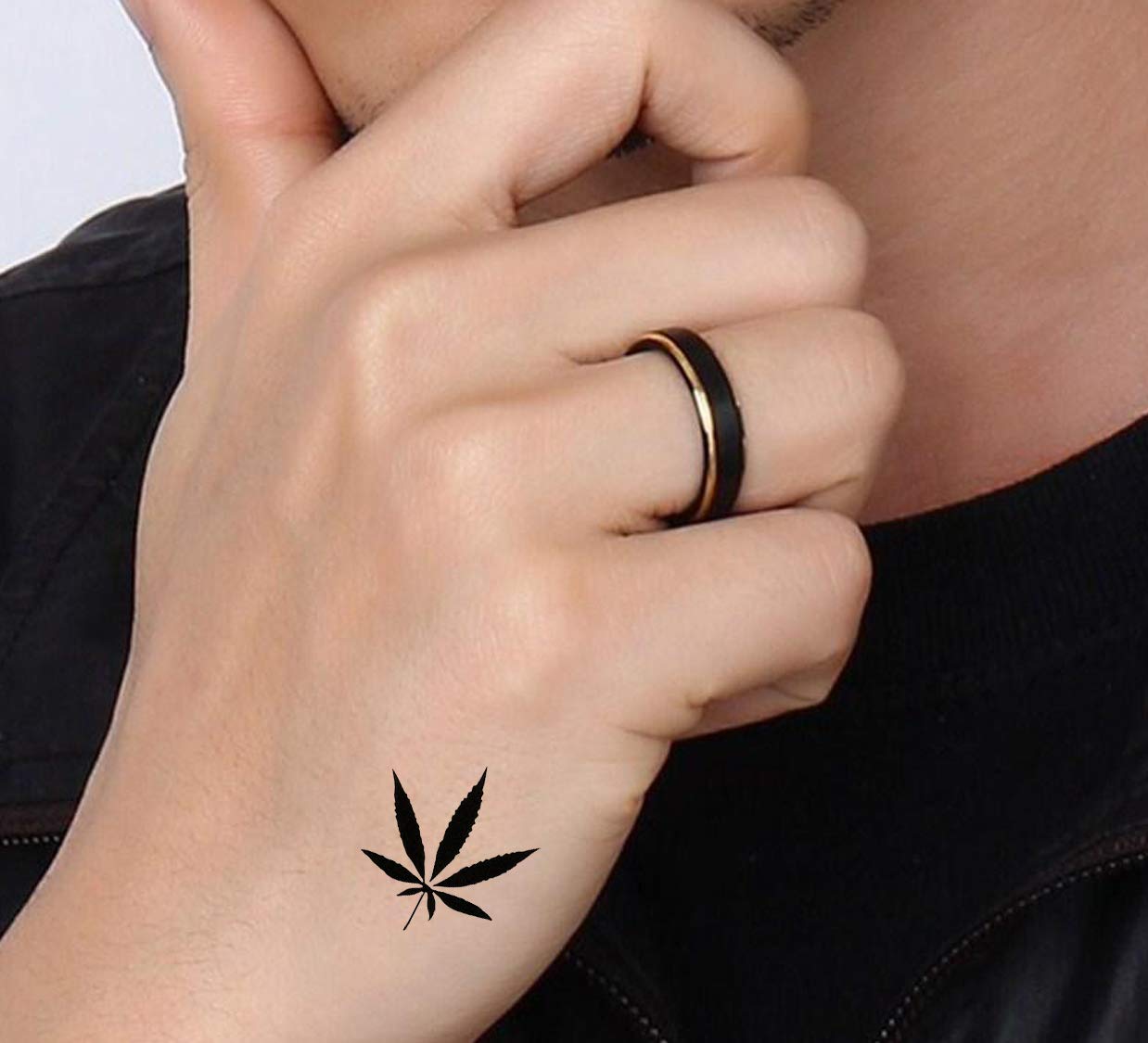 Waterproof Temporary Tattoo Stickers for Men & Women - Realistic 3D Flowers, Butterflies, Stars, Angels, Wolves & Armband Designs (60mmX105mm) - Perfect for Parties, Halloween, Cosplay & Body Art