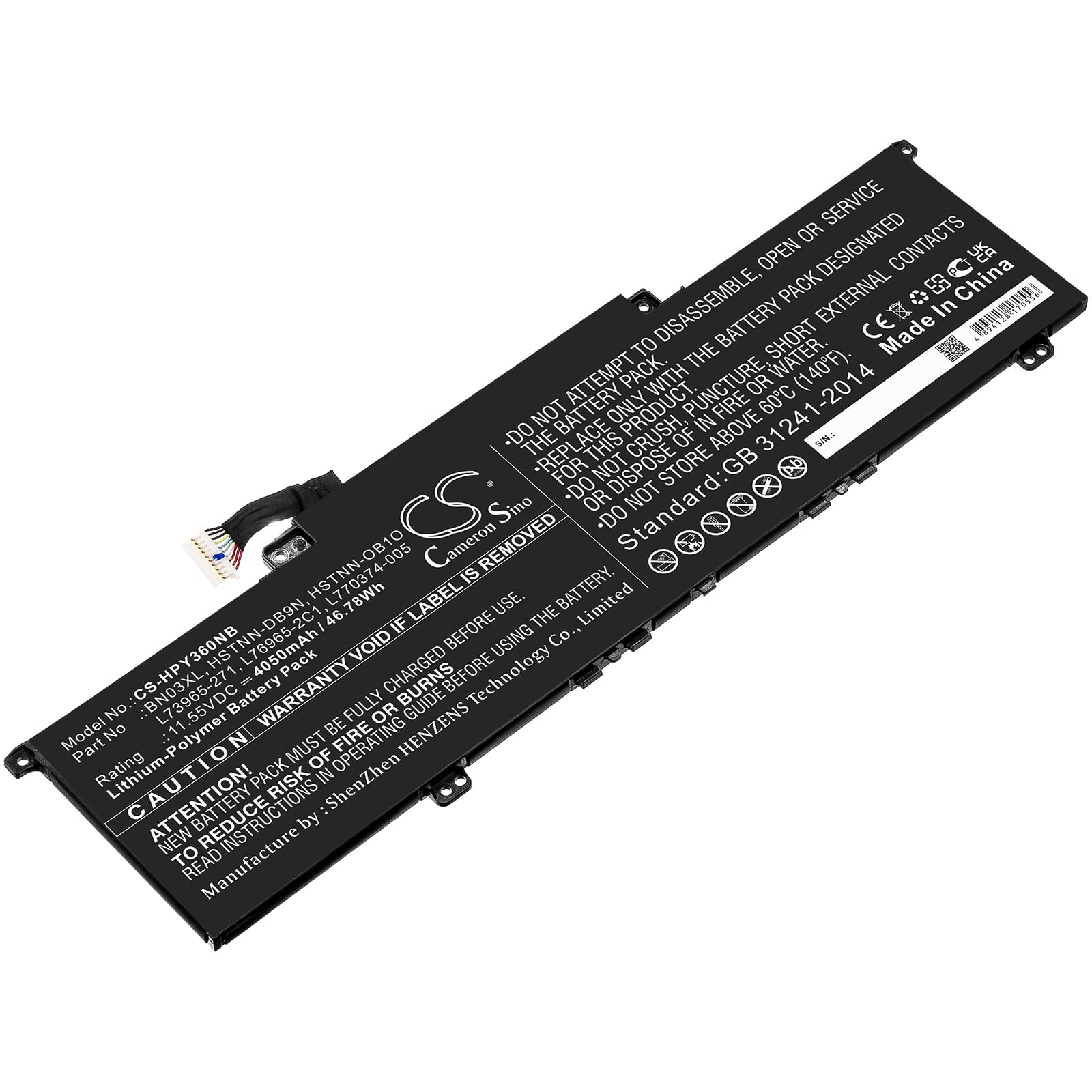 Zenander 11.55V Laptop Battery Replacement for HP Envy x360 13-ay0021nr/13-ay0075nr/13-ay0007ca - Long Lasting Power for Work, Travel & Entertainment