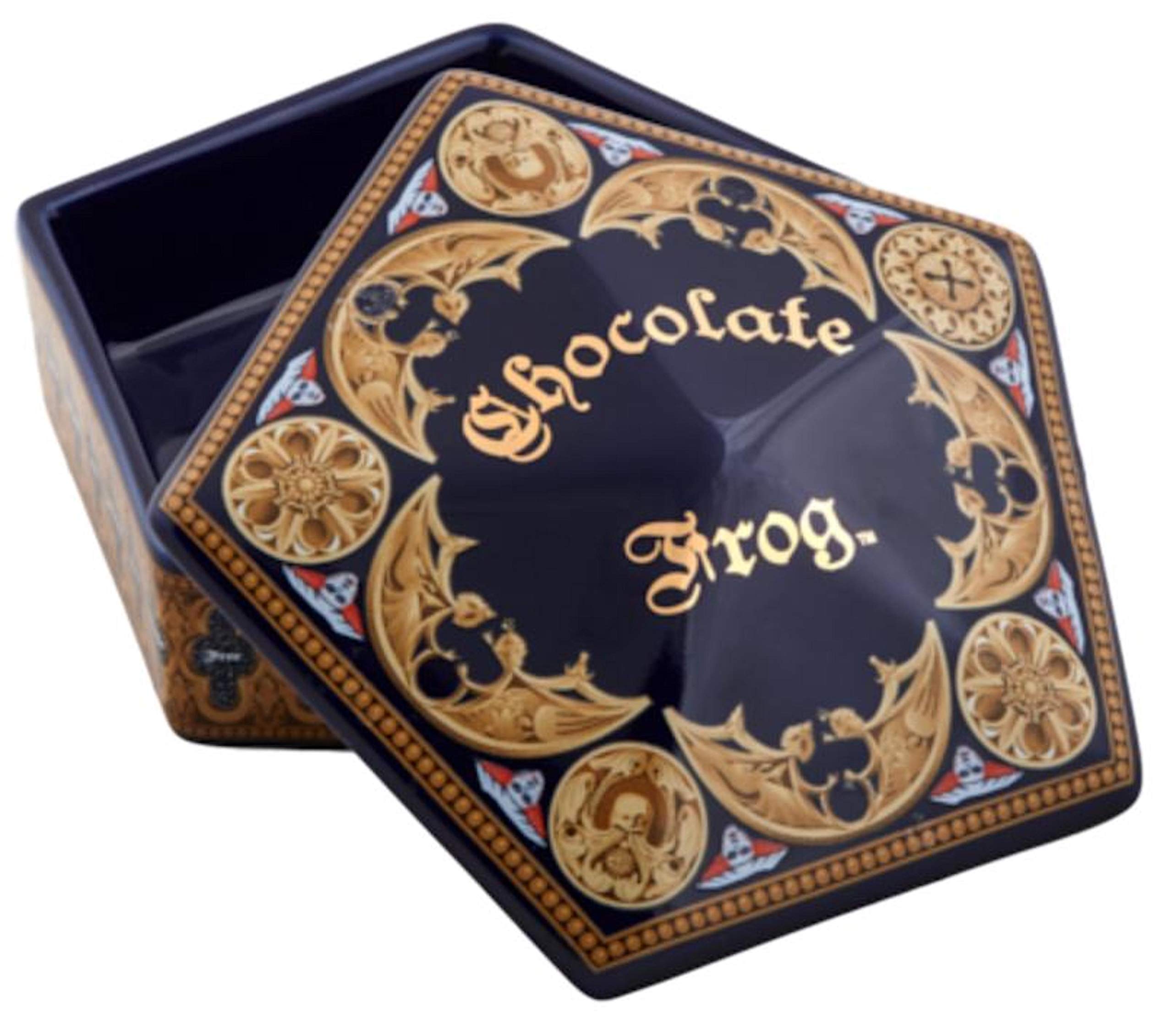 Harry Potter Chocolate Frog Ceramic Trinket Box - Official Universal Studios Wizarding World Collectible - Perfect for Display, Gift Giving & Harry Potter Merchandise Collection