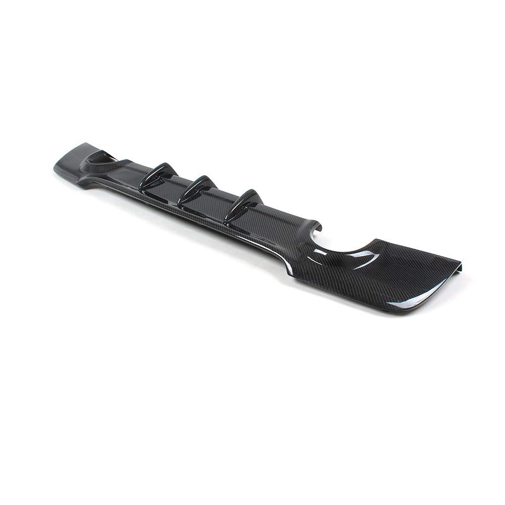 IKON MOTORSPORTS Rear Diffuser for 2007-2013 BMW E92 E93 3 Series Coupe/Convertible | MP Style Carbon Fiber Rear Bumper Lip Spoiler Wing | 2008-2012 Models | Upgrade Your Ride for Sporty Look & Performance