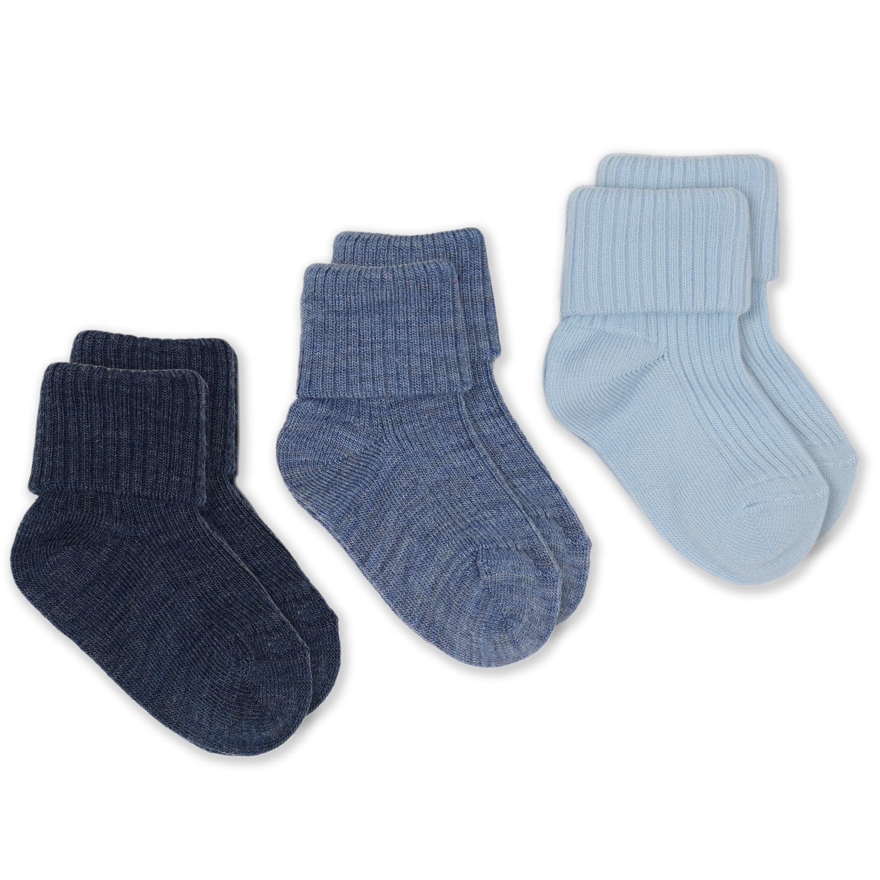 Woolino Washable Merino Wool Baby Socks for Newborn to 8 Years - Soft & Breathable Infant Toddler Kids Socks (Pack of 3) - Perfect for Playtime, Nursery & Cold Weather Comfort