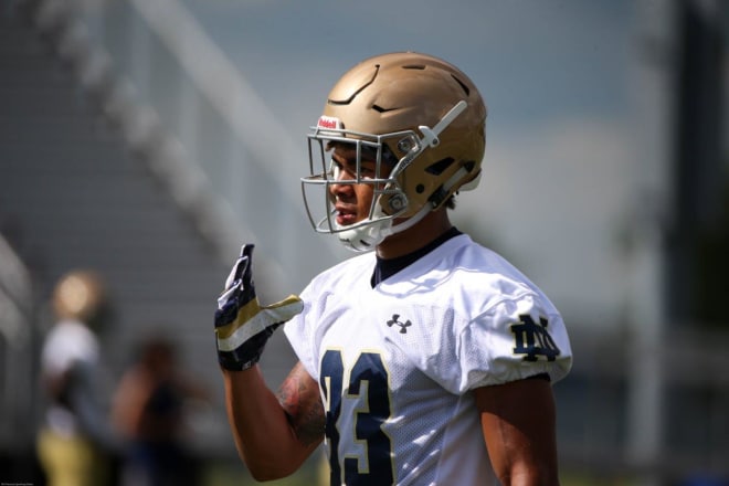 Authentic Under Armour Notre Dame Football Game-Worn Jersey #83 - Perfect for Game Day, Collectors & Sports Memorabilia Enthusiasts