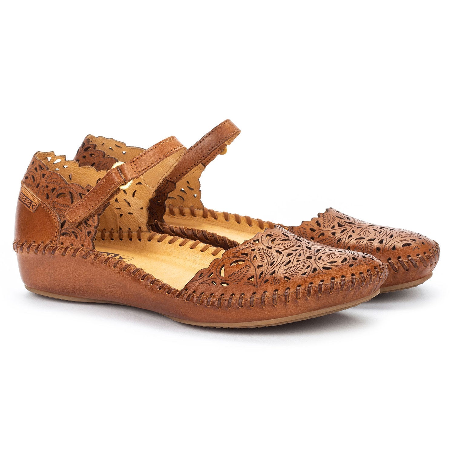 Pikolinos 655 0906 Women's Comfortable Leather Loafers - Stylish Casual Slip-On Shoes for Work, Travel & Everyday Wear