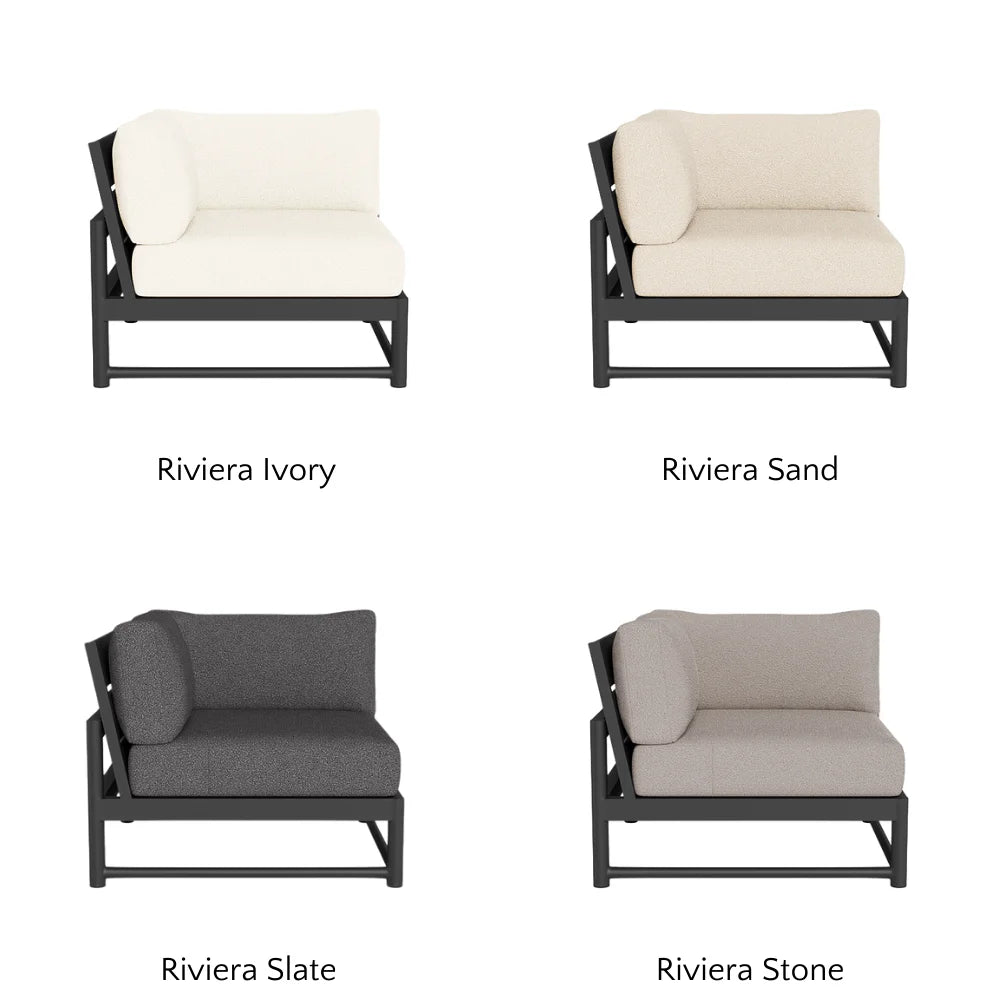 Breeze XL Outdoor Corner Sectional Sofa - Waterproof Patio Furniture Set with Cushions for Backyard, Poolside & Garden Relaxation