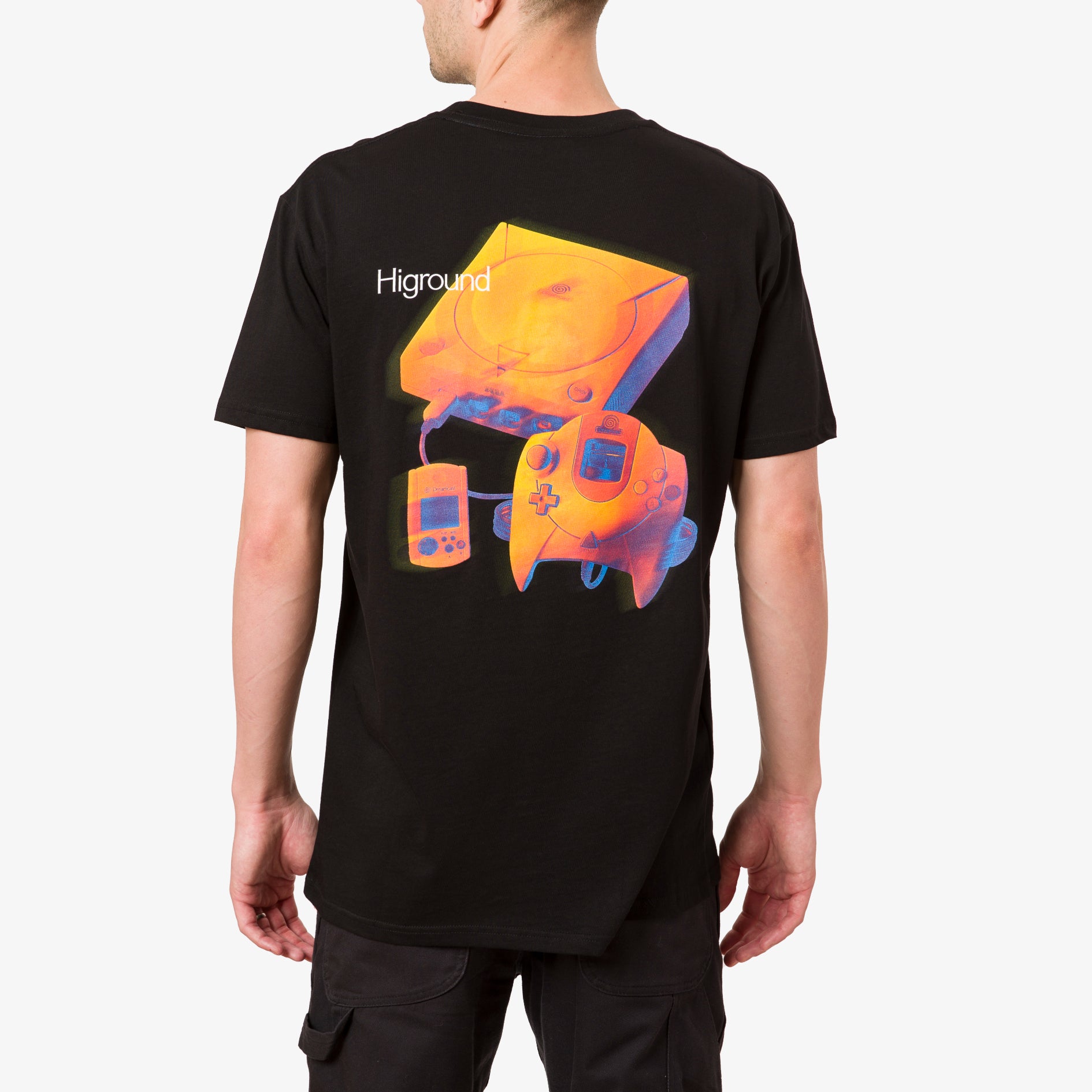 Sonic x Higround Dreamcast T-Shirt - Retro Gaming Tee for Men & Women - Perfect for Casual Wear, Gaming Events, and Gift Giving