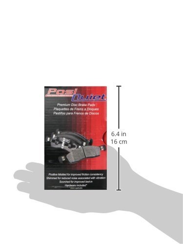 MAZ PosiQuiet Ceramic Brake Pads - Premium Quiet Performance Brake Pads for Cars, Trucks & SUVs - Perfect for Daily Commuting & City Driving