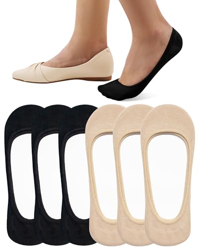 6 Pairs(3 Black+3 Nude)