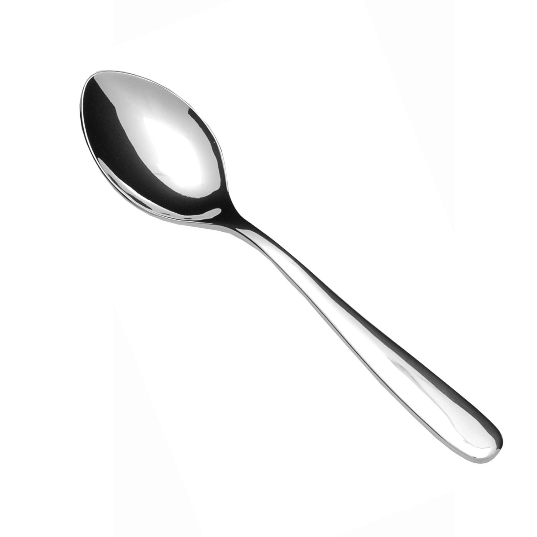 Premium Fortessa Grand City 18/10 Stainless Steel Table Spoons - Set of 12 - Elegant Flatware for Fine Dining, Restaurants & Home Entertaining