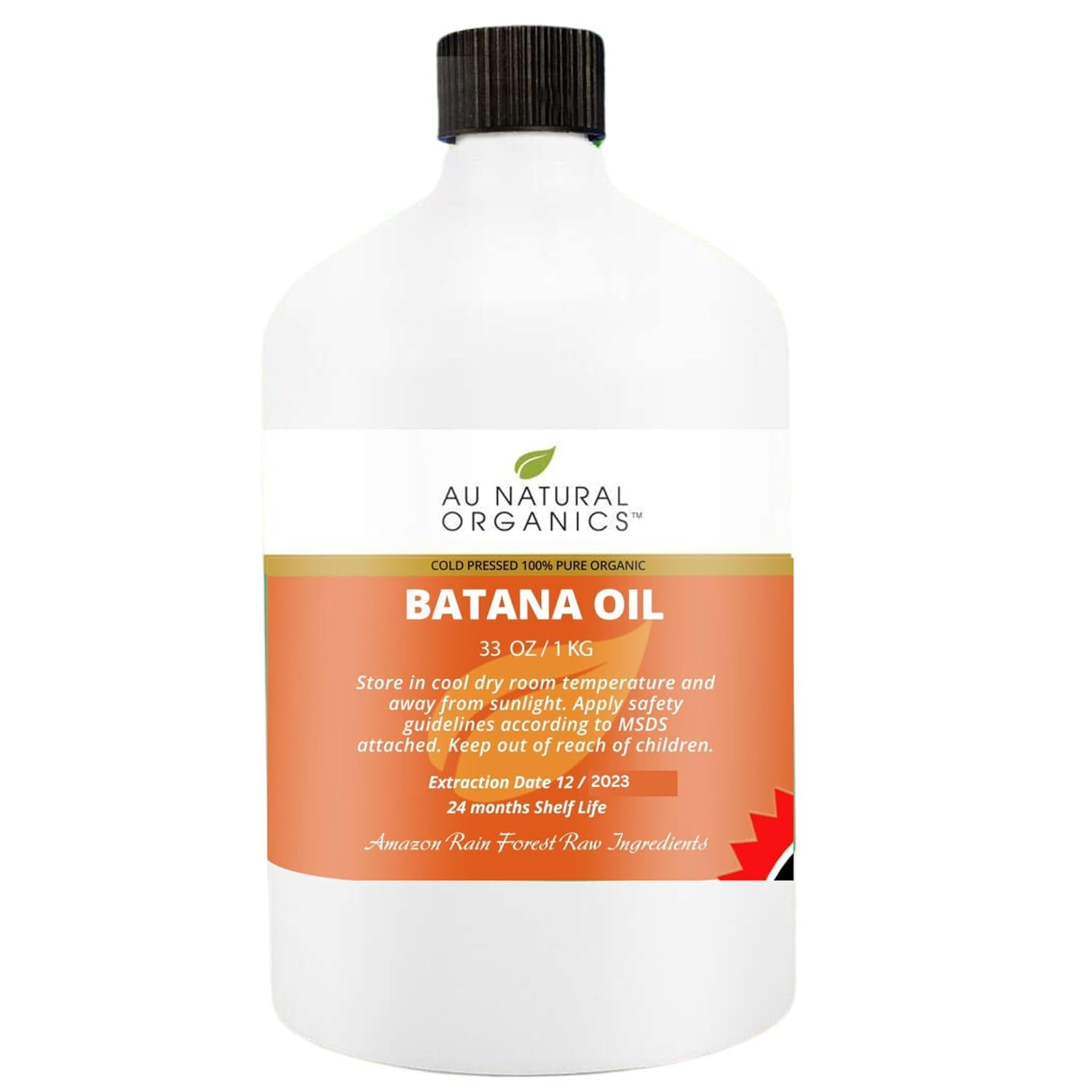 Dr. Sebi Batana Oil for Hair Growth & Scalp Treatment - 100% Raw Organic Hair Oil from Honduras | 6 Month Supply (1 Litre) | Repairs Dry Damaged Hair, Split Ends & Prevents Hair Loss | Perfect for Daily Hair Care Routine & Natural Hair Regrowth