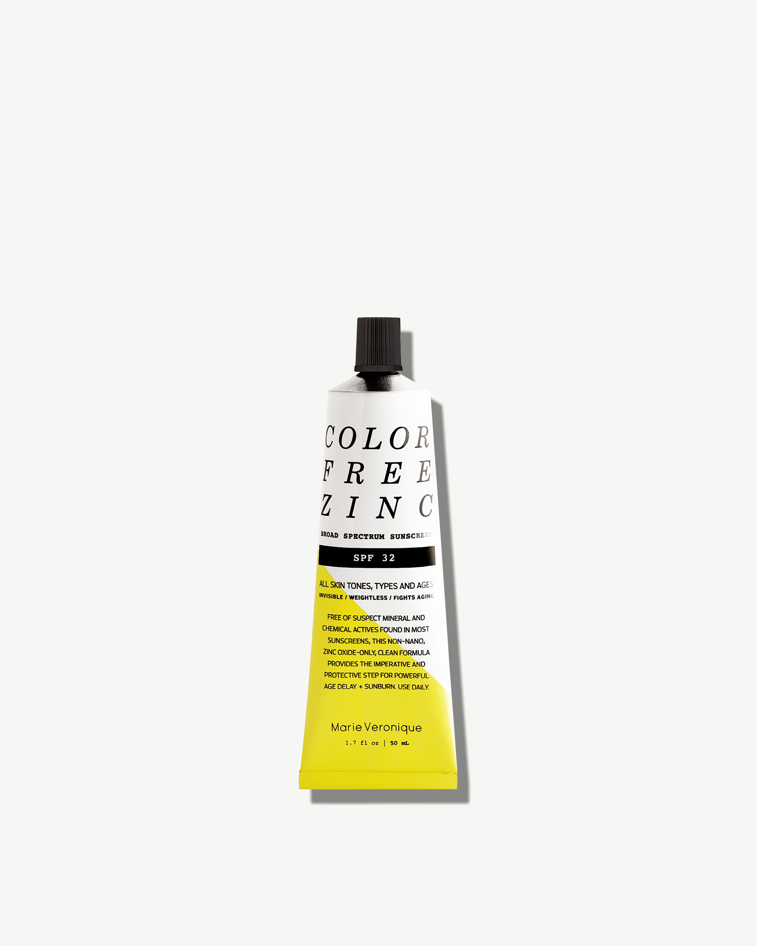 COLORFREE Zinc Broad Spectrum Sunscreen SPF 32 - Mineral Sunscreen for Face & Body, Water Resistant, Reef Safe - Perfect for Beach, Swimming & Outdoor Activities