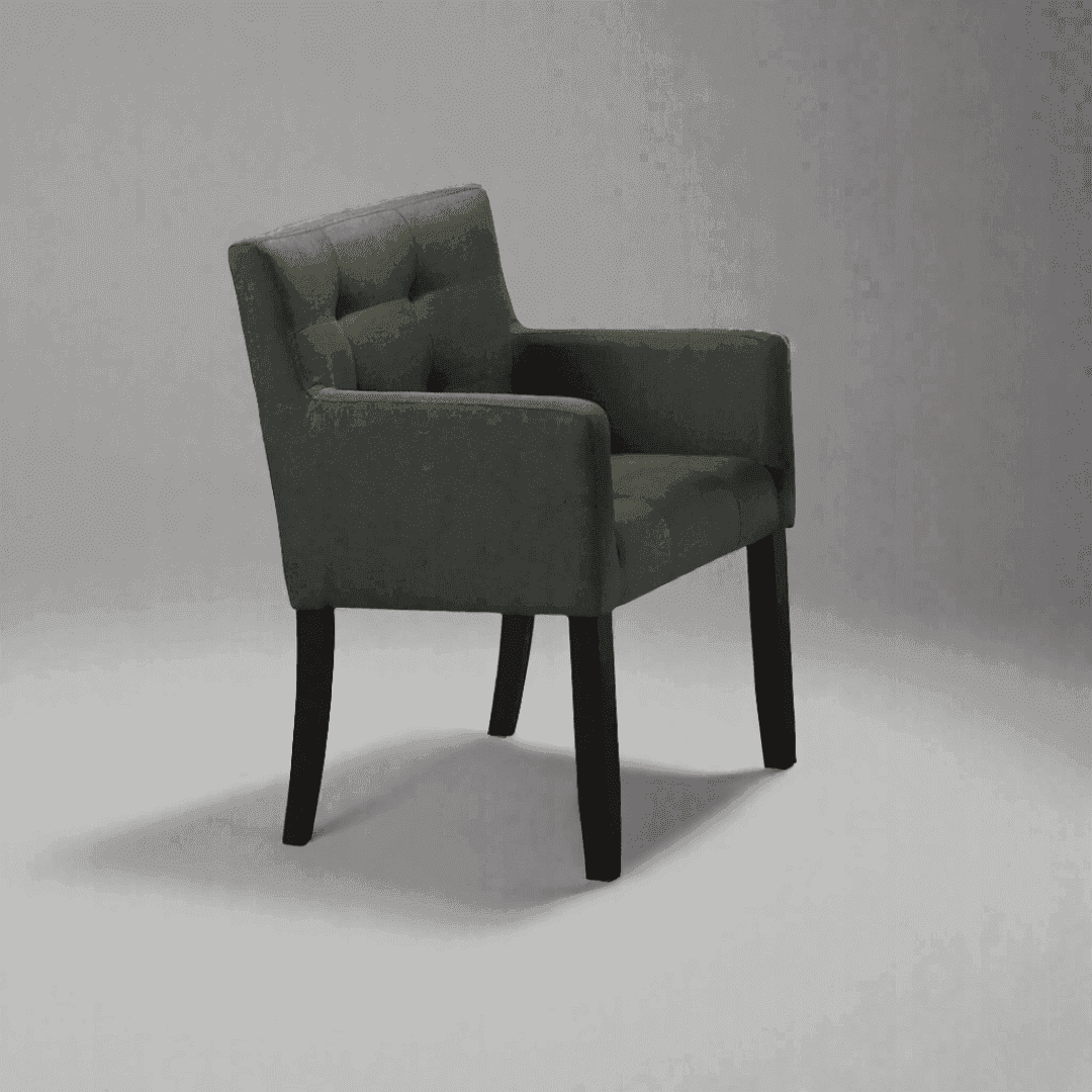 Mirzam Fabric Dining Chair - Modern Upholstered Seat for Kitchen, Dining Room & Office - Comfortable & Stylish Home Furniture