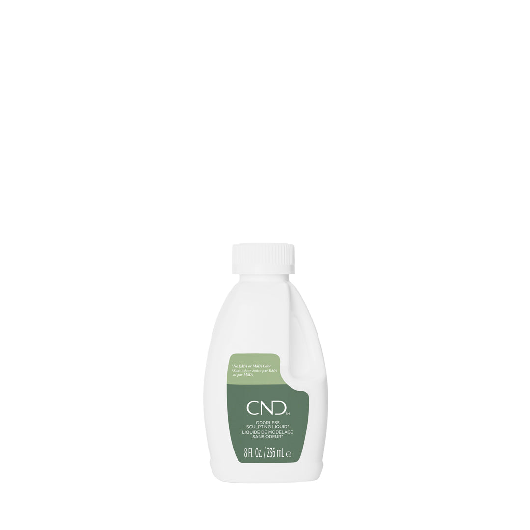 CND Odorless Sculpting Liquid 8 oz - Professional Nail Extension & Repair Gel for Acrylic Nails - Perfect for Salon & Home Manicures