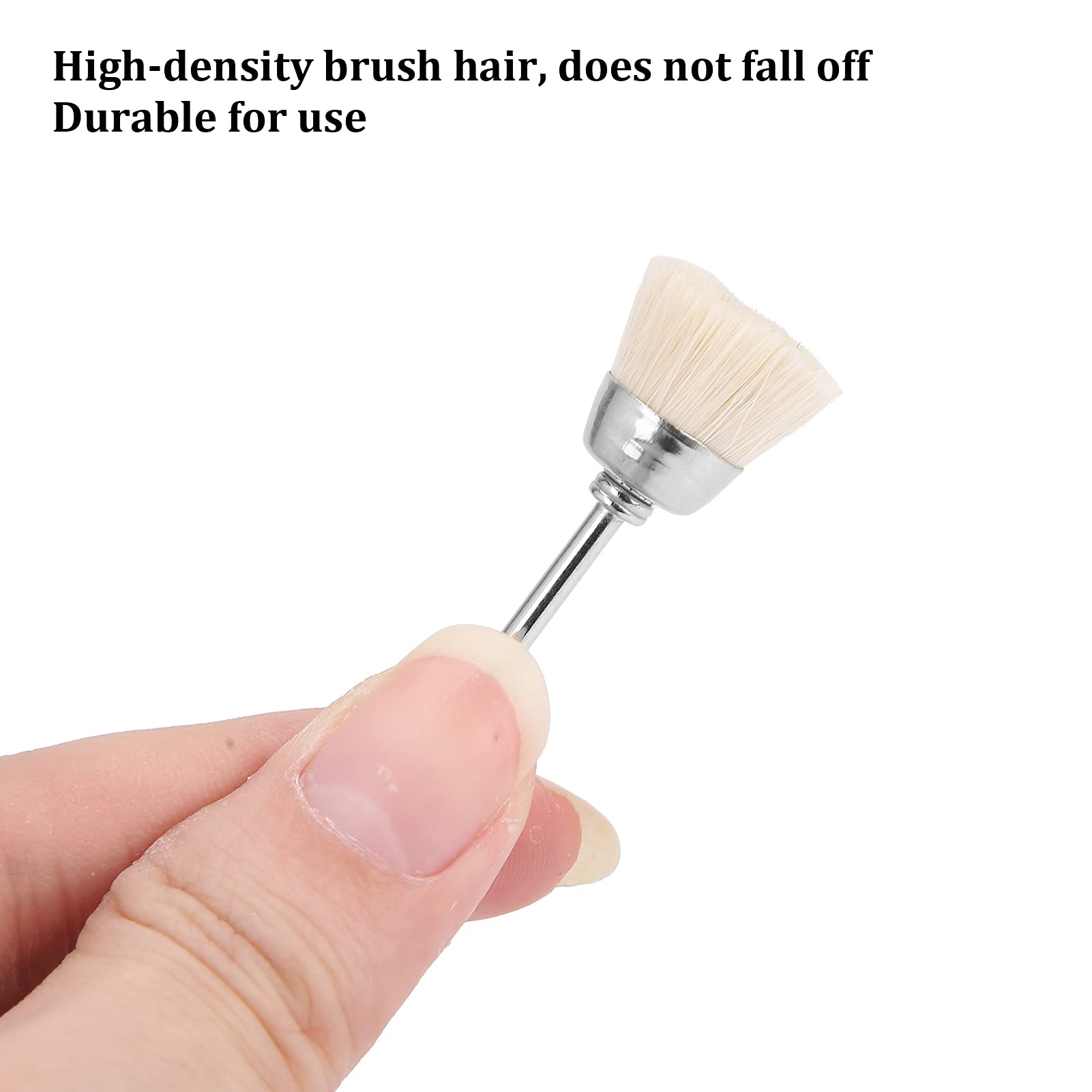 Professional Nail Drill Bit Set & Cleaning Brushes for Manicure Pedicure - Nail Art Tools Accessories (White) | Perfect for Salon, Home Use & DIY Nail Care