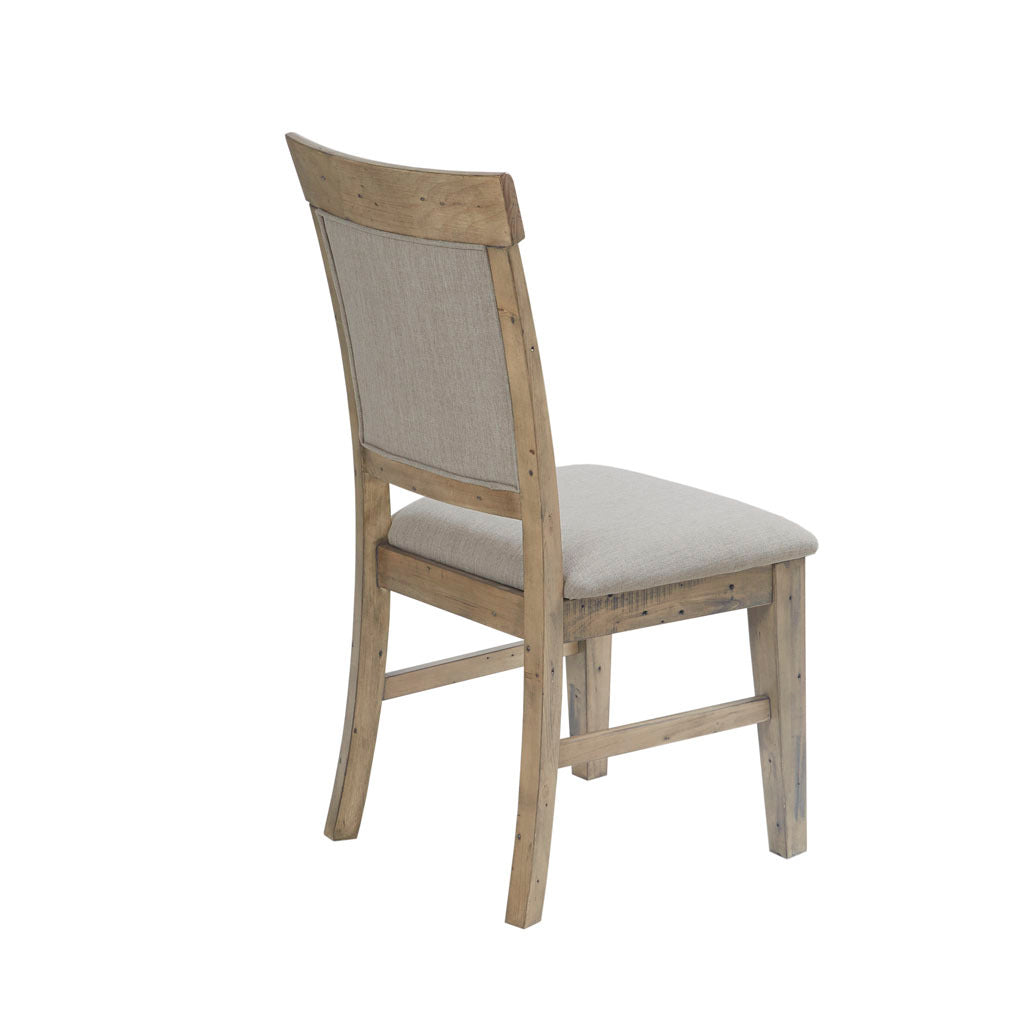 Modern Dining Side Chairs Set of 2 - Sturdy Wooden Kitchen Chairs with Padded Seats - Perfect for Dining Room, Breakfast Nook, or Small Space Decor