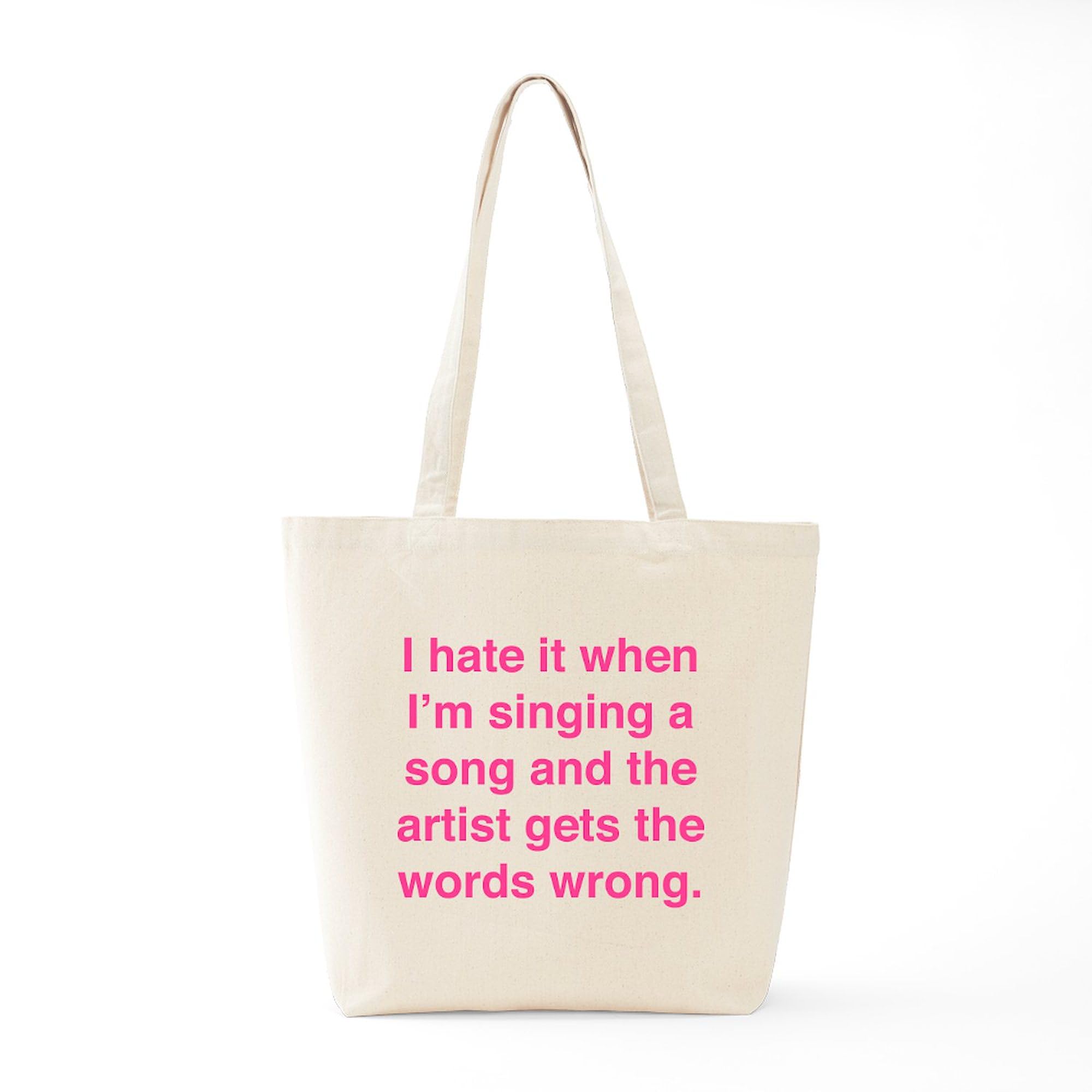 Singing A Song Tote Bag - Natural Canvas Reusable Shopping Bag for Groceries, Beach & Everyday Use | Eco-Friendly Cotton Tote by CafePress