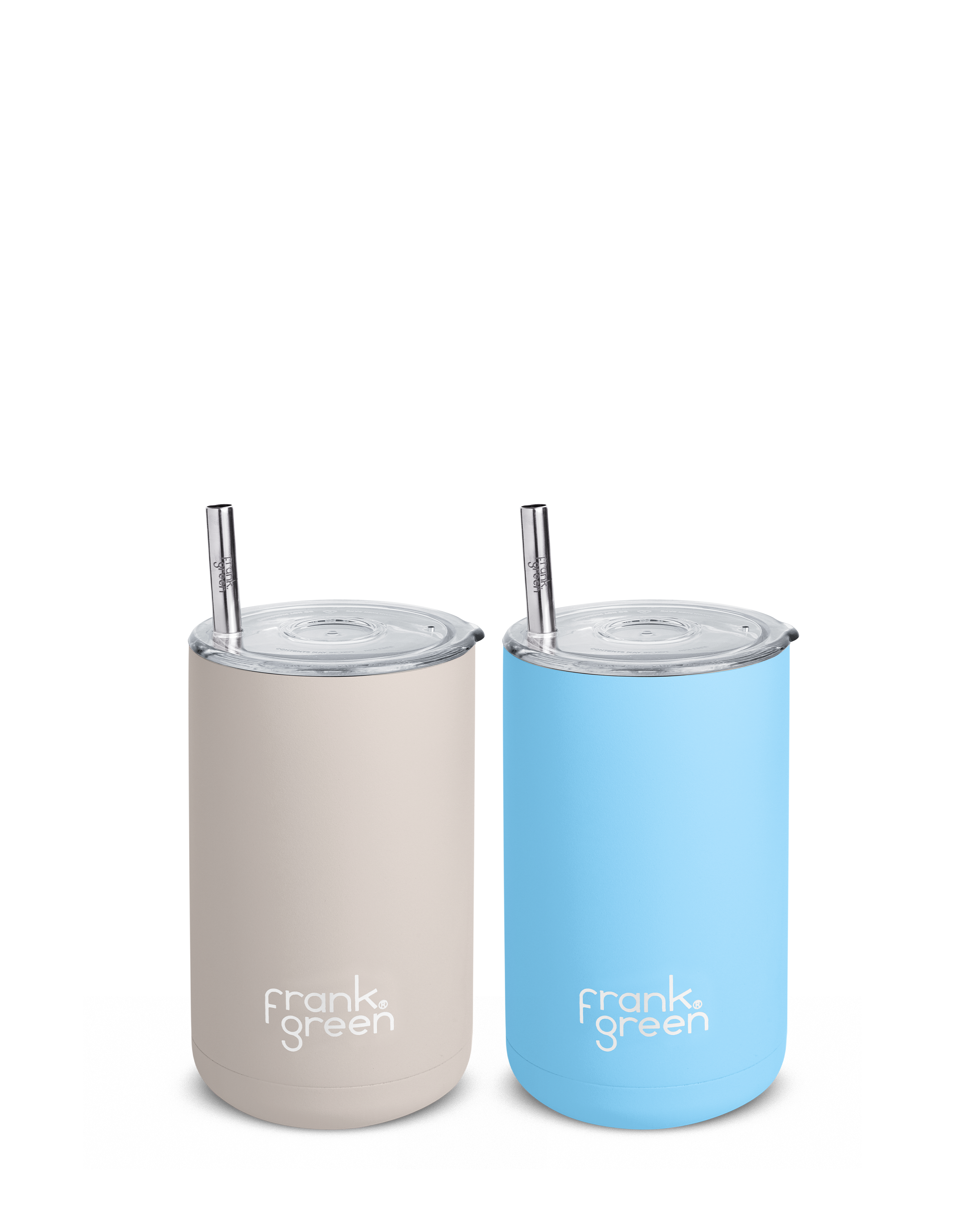 Premium Insulated Iced Coffee Cups (2-Pack) – Double-Walled Stainless Steel, Leak-Proof Lid – Perfect for Iced Coffee, Cold Brew & Smoothies at Home, Office or Travel