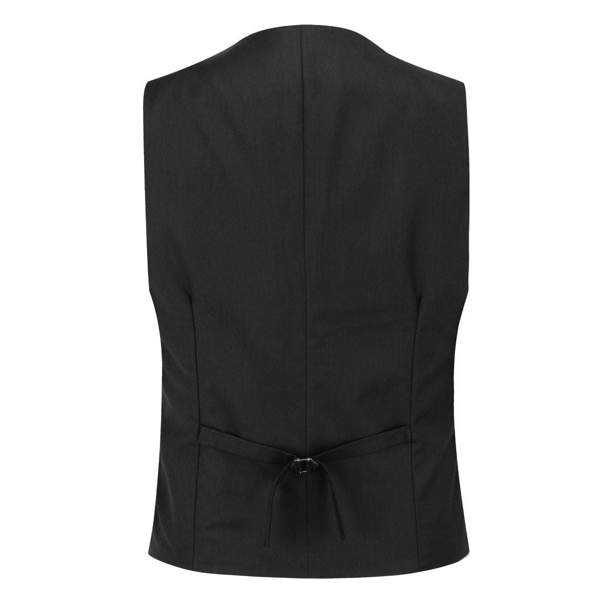 Men's Notched Lapel Patchwork Vest Black - Stylish Casual & Formal Layering Piece for Office, Wedding & Outdoor Events