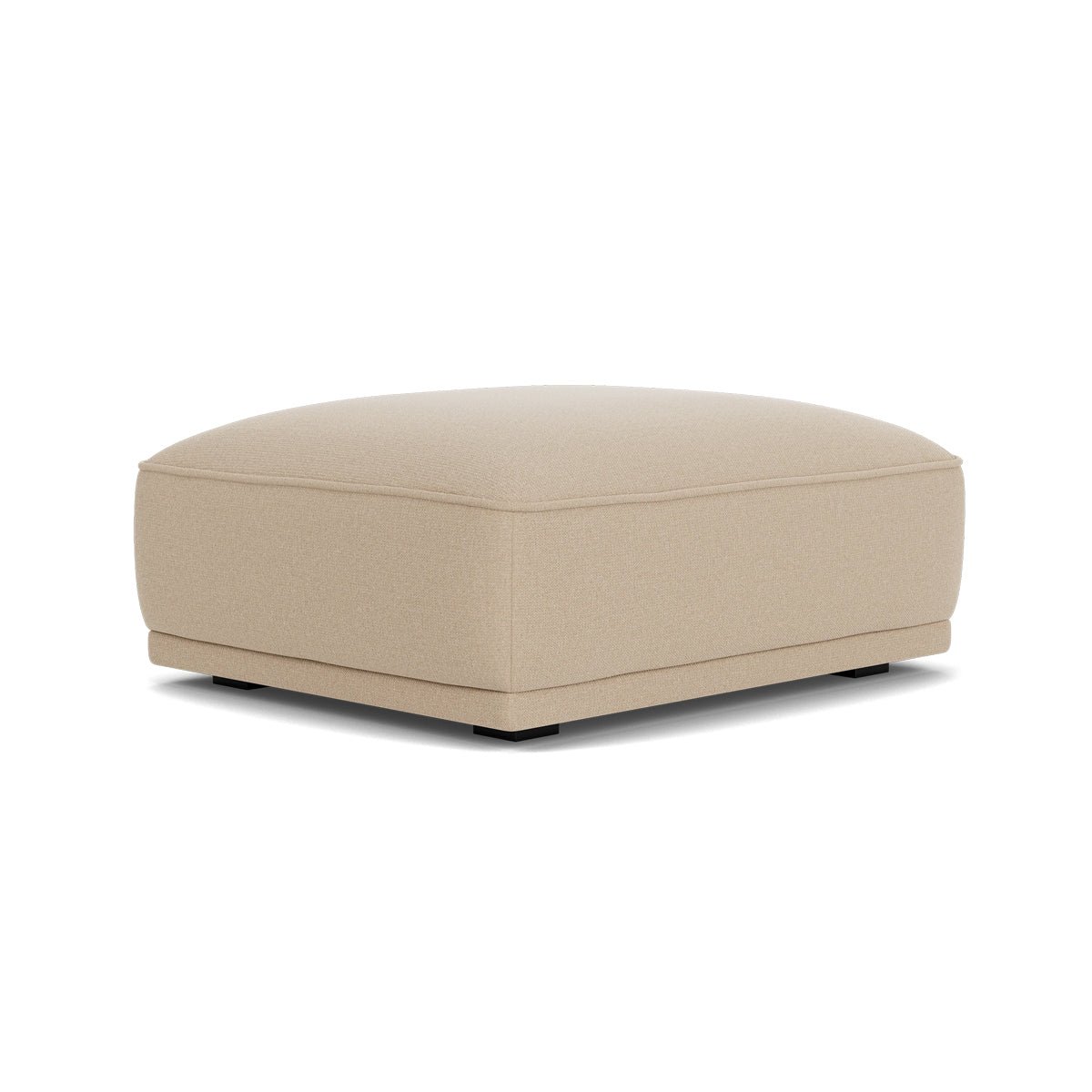 Leonora Fabric Storage Ottoman with Tufted Top - Stylish Footrest, Coffee Table & Extra Seating for Living Room, Bedroom & Dorm
