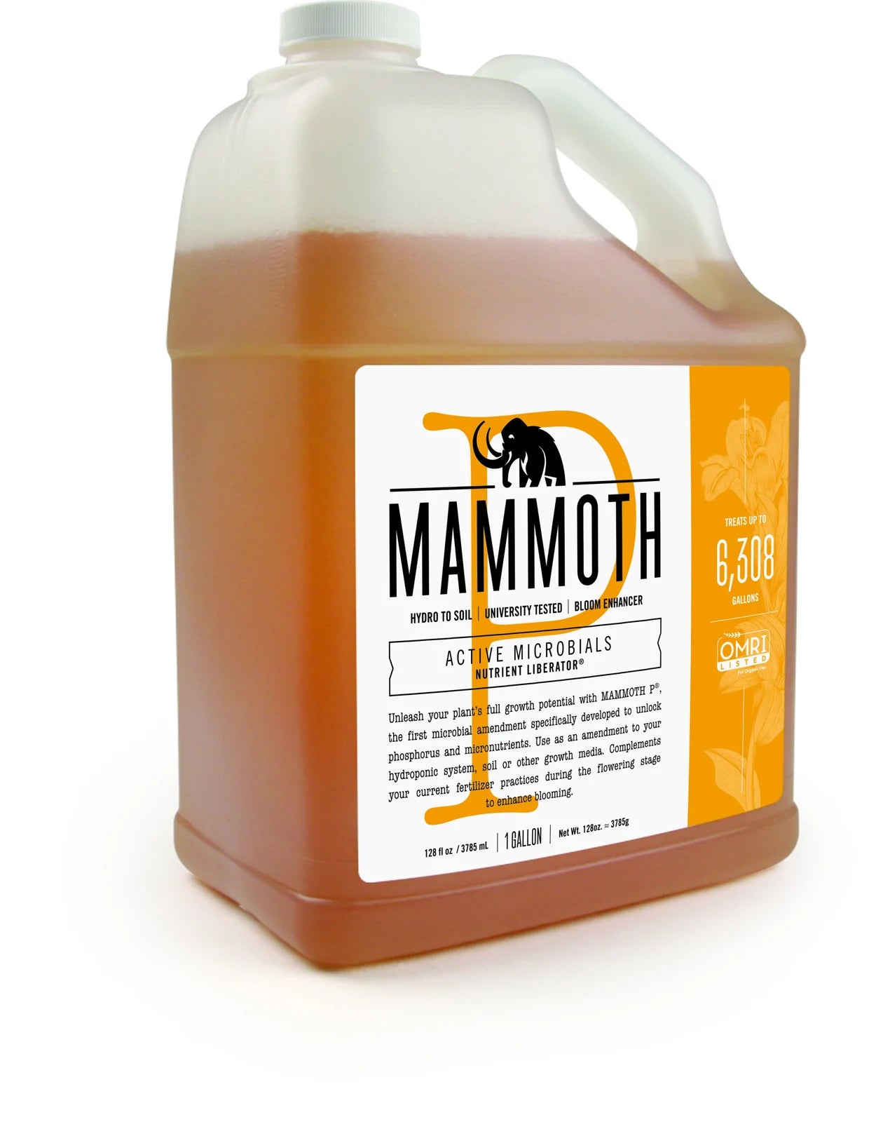 Mammoth P Microbe Phosphorus Booster for Plants - Organic Soil Enhancer & Nutrient Supplement for Hydroponics, Gardening, and Indoor Plant Growth