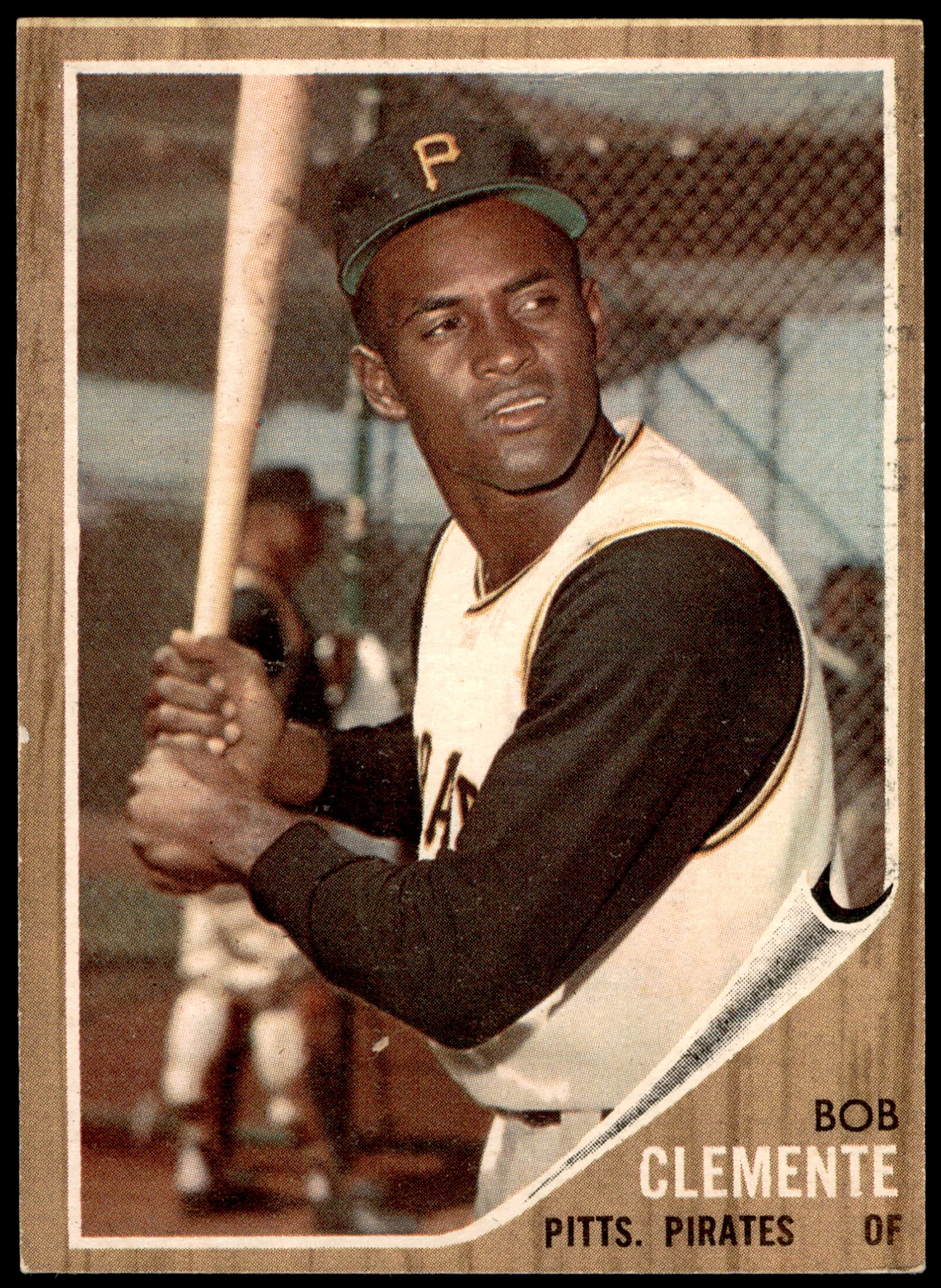 1962 Topps #10 Roberto Clemente Pittsburgh Pirates Baseball Card - EX Condition - Vintage MLB Collectible for Sports Memorabilia & Fan Display