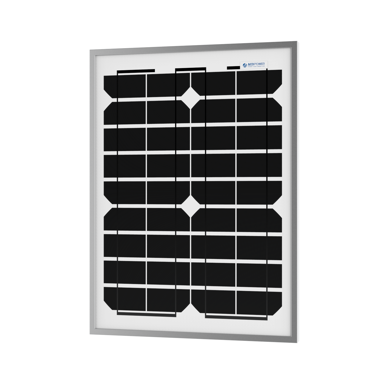 ACOPower 20W Monocrystalline Solar Panel for 12V Battery Charging - Portable Off-Grid Power for RV, Boat, Camping & Emergency Use