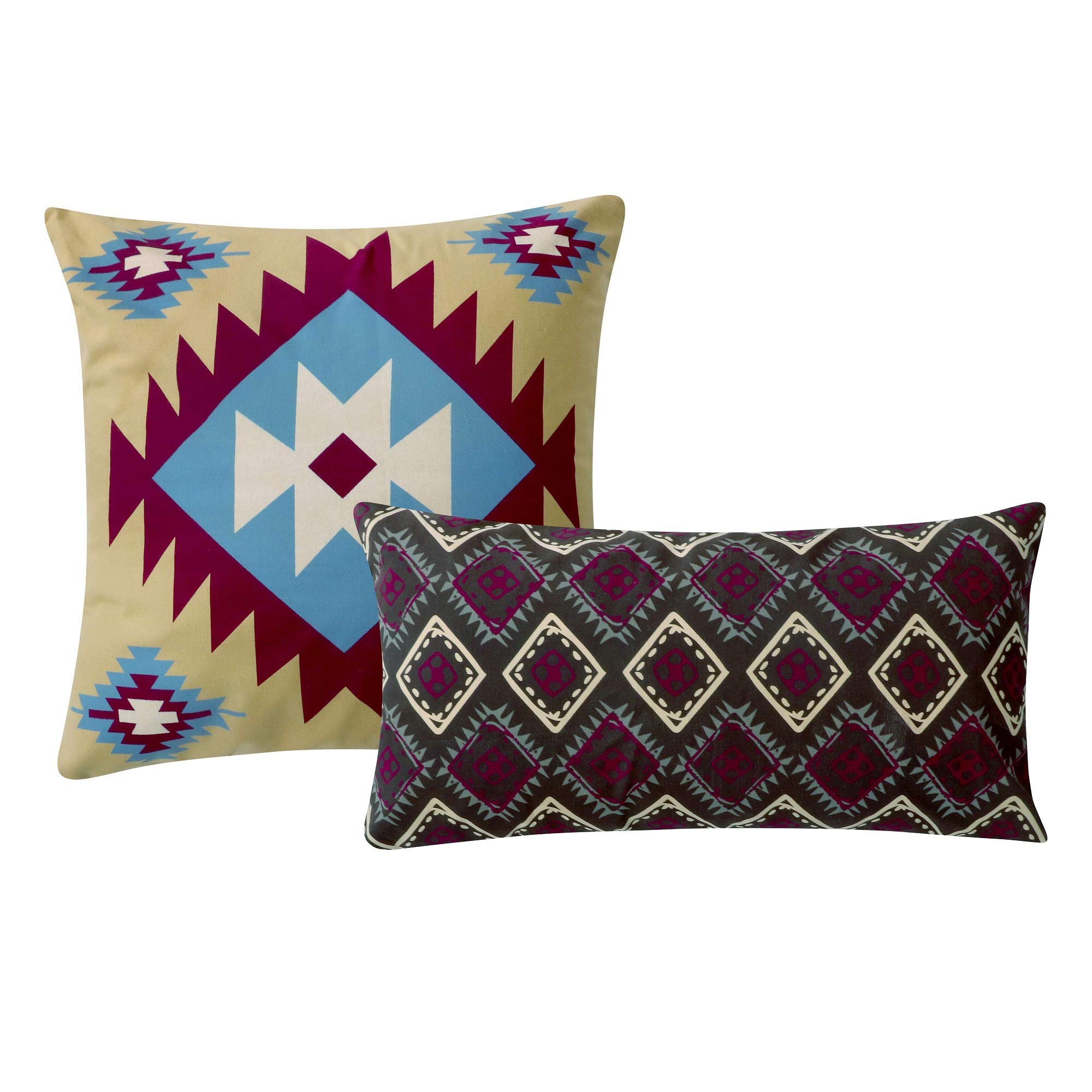 Greenland Home Southwest Style 4-Piece Quilt Set - Twin/XL Size, Siesta Pattern - Perfect for Southwestern Bedroom Decor & Guest Room Styling