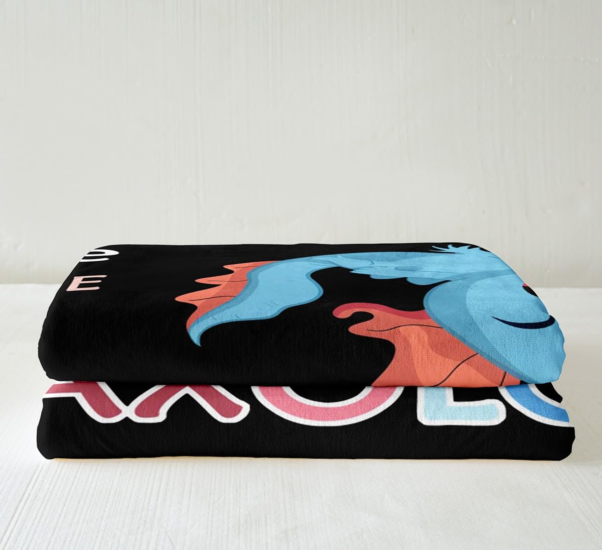 Erosebridal Axolotl Blanket - Soft Kawaii Plush Fleece Throw Blanket for Kids, Boys & Girls (90