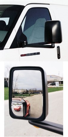 Velvac 714558 Replacement Mirror for Trucks & RVs - Durable Side View Mirror with Adjustable Glass - Perfect for Highway Driving & Towing