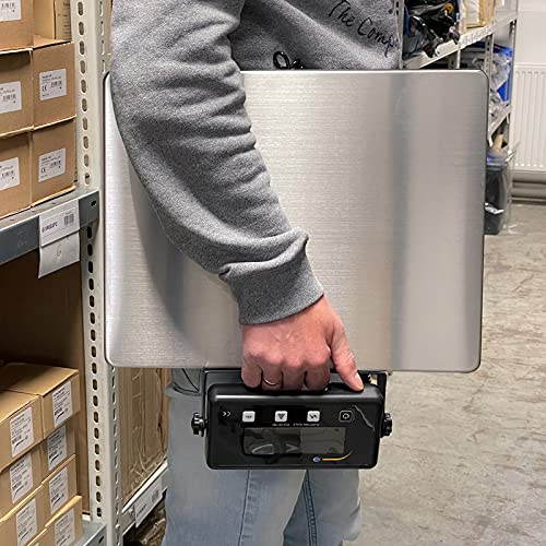 PCE-PB 75N Digital Inventory Scale with External Display - 165 lb Capacity for Warehouses, Shipping & Retail - Heavy Duty Industrial Platform Scale by PCE Instruments