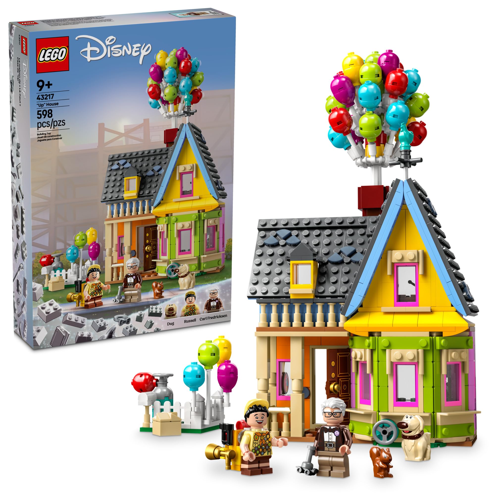 LEGO Disney and Pixar ‘Up’ House Building Set – Classic Disney Movie Toy for Kids Ages 9+, Creative Construction Gift for Disney Fans (43217) – Perfect for Birthday Gifts, Movie Night Play, and STEM Learning Activities