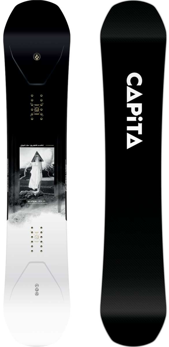2024 Capita Super DOA Snowboard - All-Mountain Freestyle Snowboard for Men & Women | Perfect for Park, Powder & Backcountry Riding