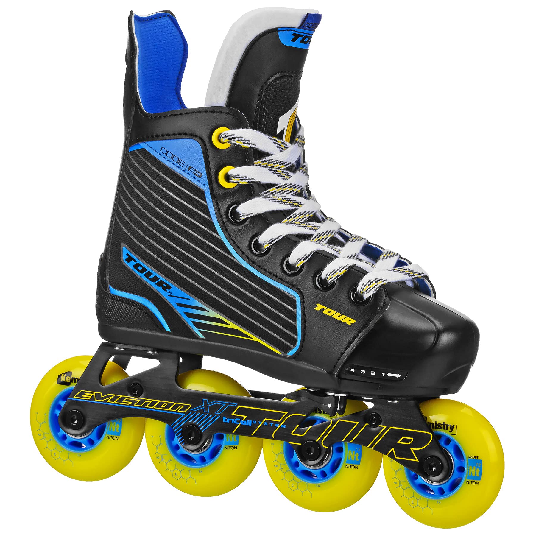 Code9.one Youth Adjustable Hockey Skates - Boys & Girls Sizes 3-7 - Lightweight Comfortable Ice Skates for Kids - Perfect for Hockey Practice, Games & Ice Rink Fun