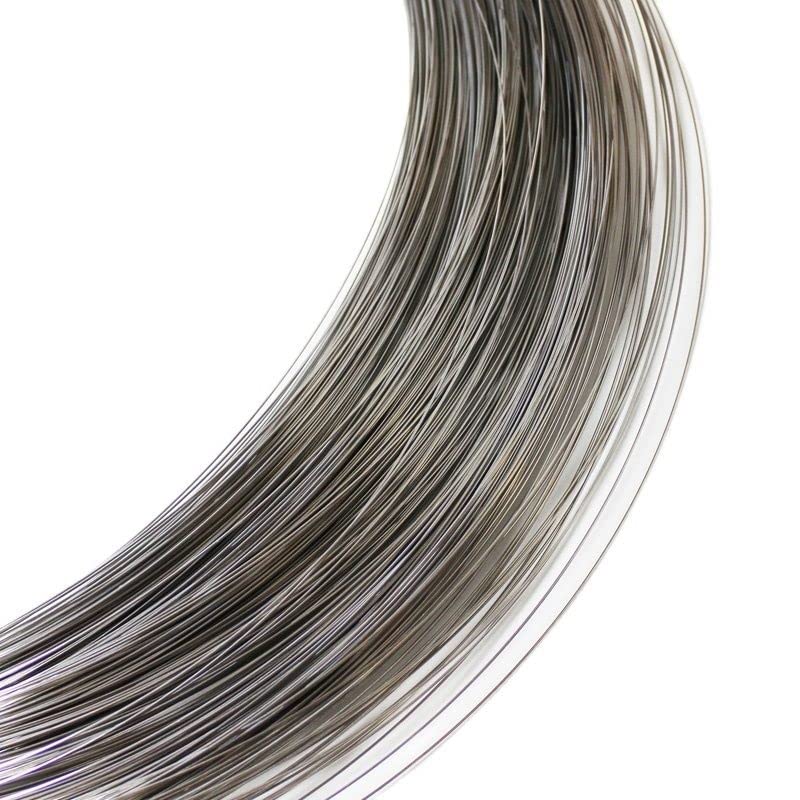 ZOENAE 304 Stainless Steel Wire - 0.5mm Single Strand Soft Binding Wire (100M) for Jewelry Making, Crafts & DIY Projects | Rust-Resistant & Durable