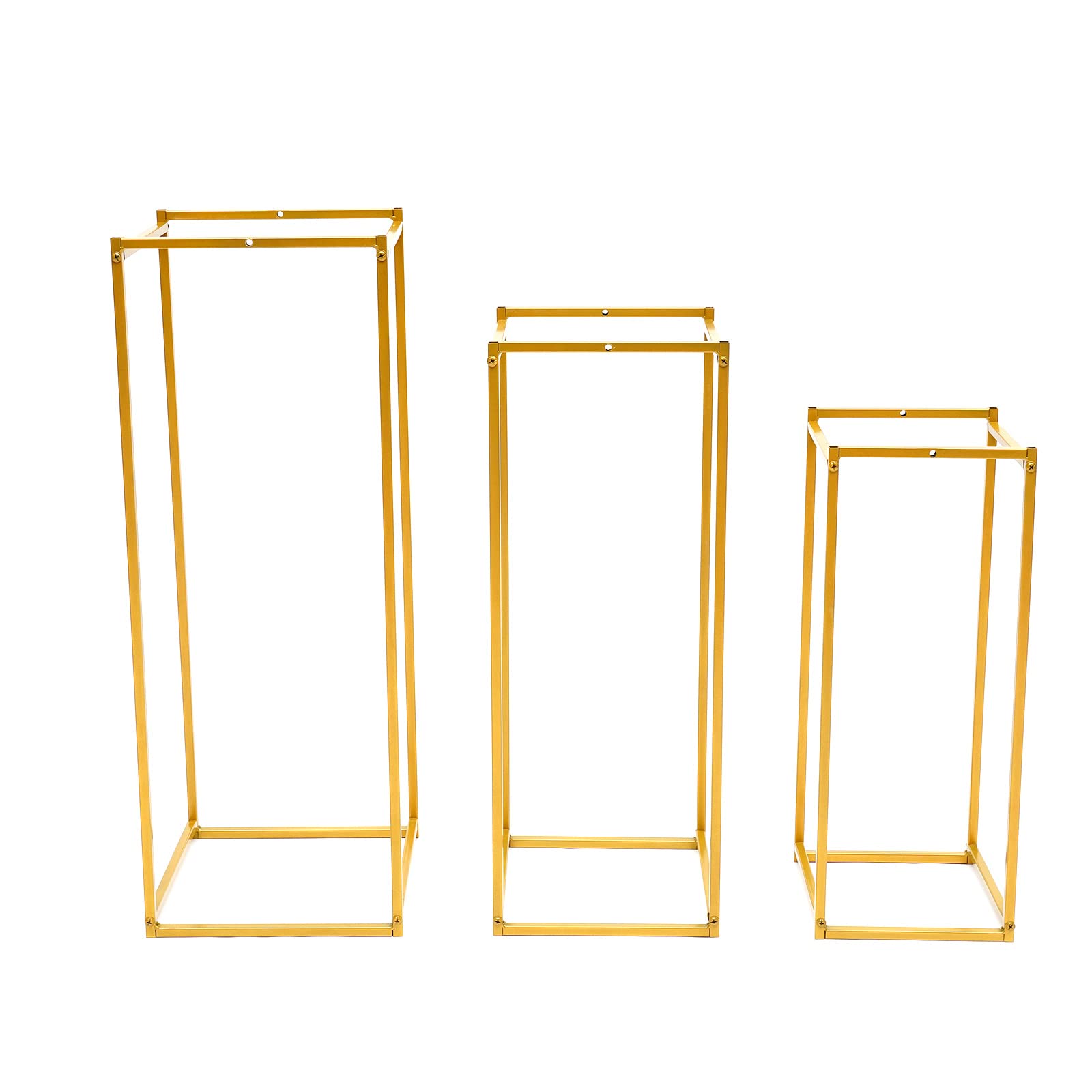 Eapmic Geometric Metal Flower Stand Floor Vase - Wedding Centerpiece for Tabletop Arrangements, Reception & Event Decor - Perfect for Weddings, Parties, Home & Office Decorations
