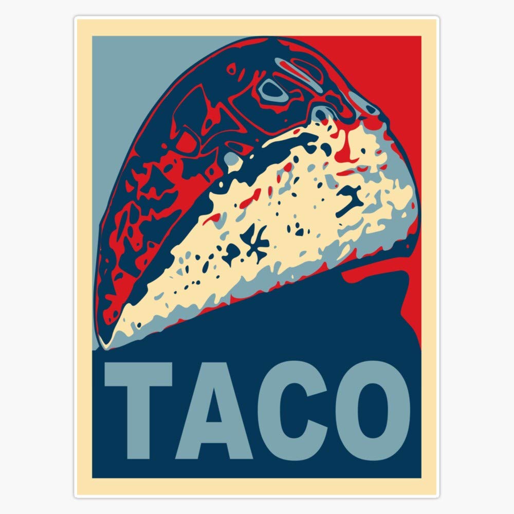 Waterproof Taco Vinyl Sticker 5