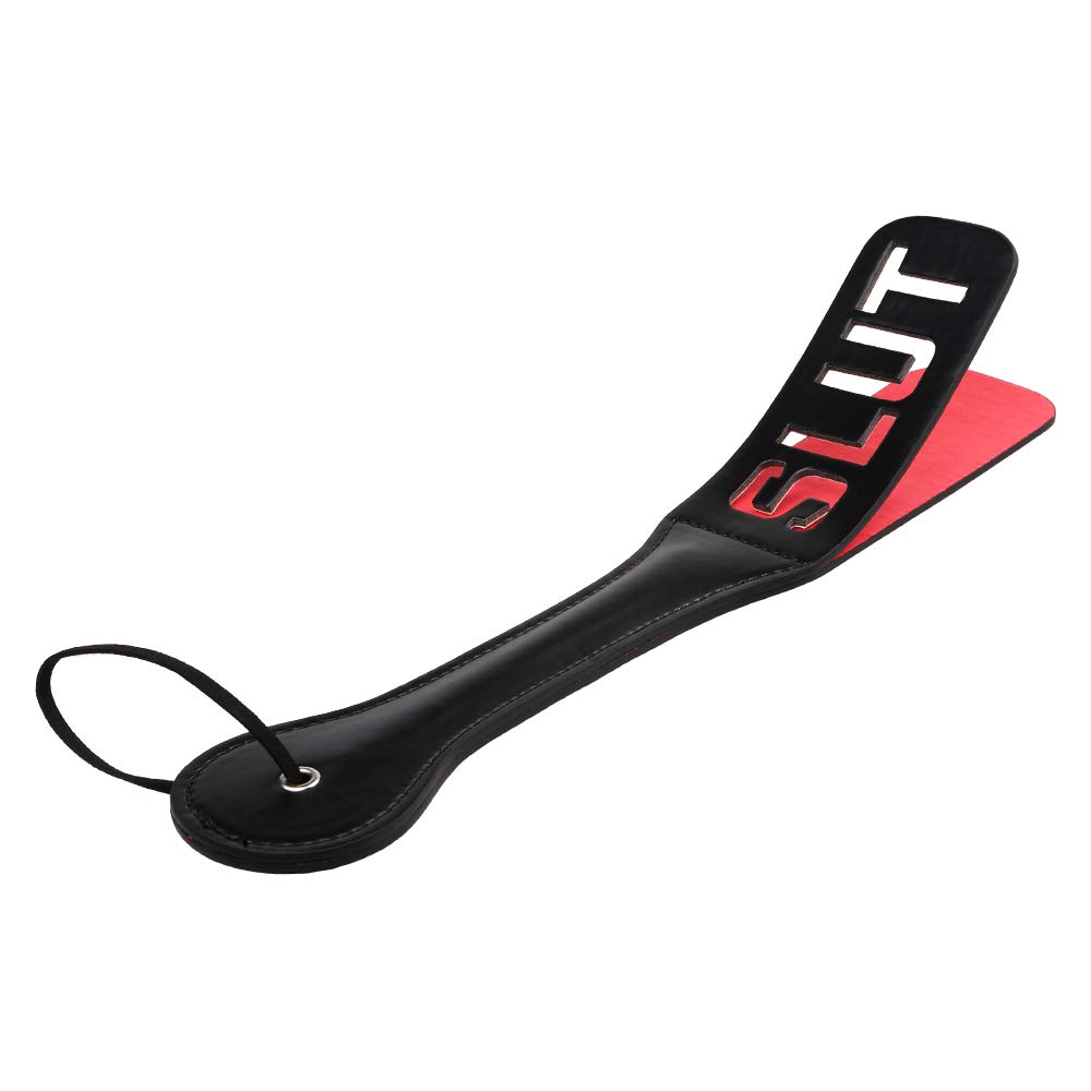 Premium Faux Leather Spanking Paddle - 12.8 Inch BDSM Toy for Adults, Couples & Sensual Play - Perfect for Spanking, Roleplay & BDSM Scenes