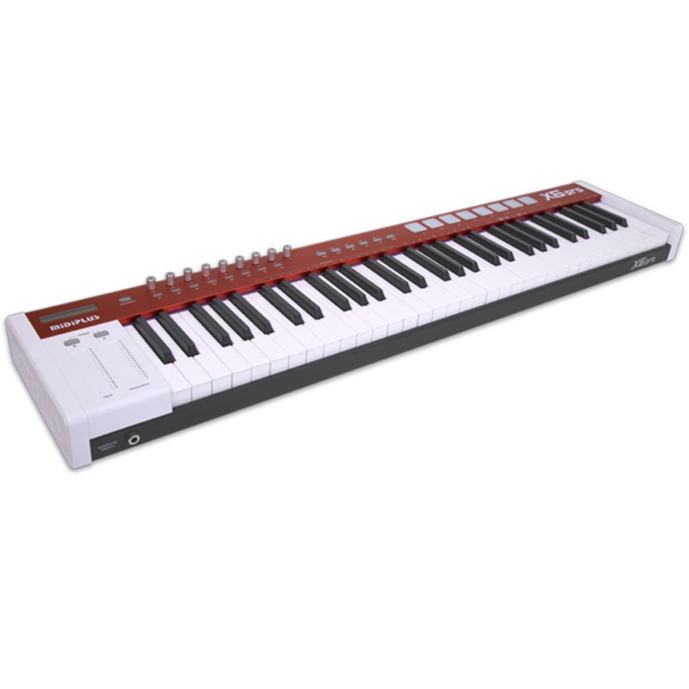 MIDIPLUS X6 Pro 49-Key USB MIDI Keyboard Controller for Music Production, Recording & Live Performance – Compatible with DAW Software like FL Studio, Ableton & Logic Pro