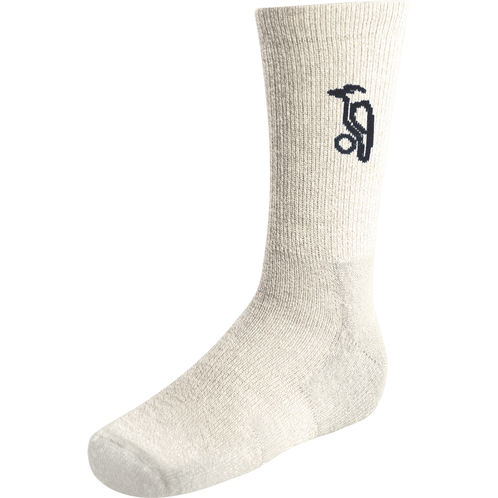 **Kookaburra Players Crew Cricket Socks - Moisture-Wicking, Breathable & Comfortable for Cricket Matches & Training**    **使用场景:** Perfect for cricket players during matches, practice sessions, and sports training to enhance performance and comfort.
