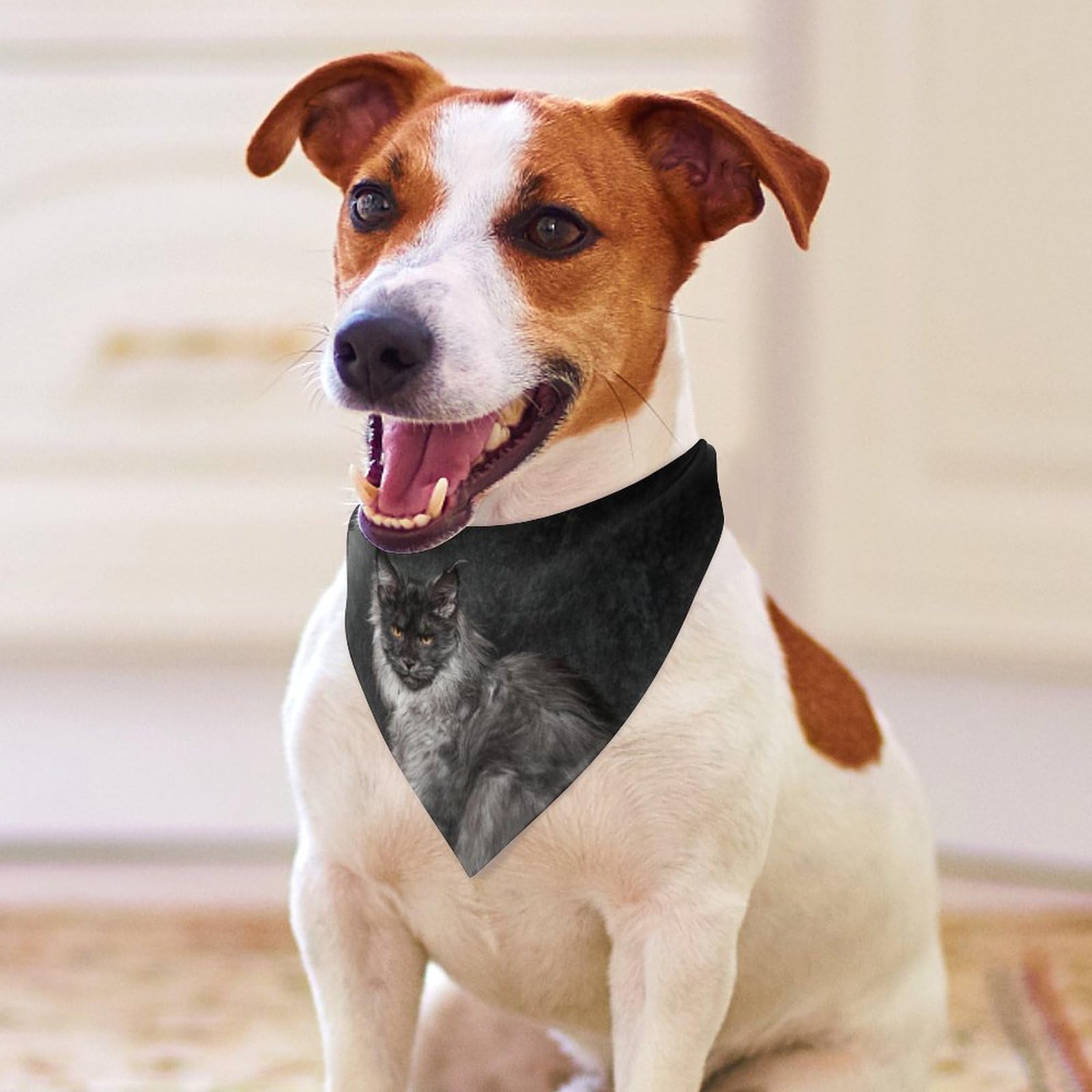 Wild Lynx Dog Bandanas - Cute Pet Scarf & Bib for Large, Medium & Small Dogs & Cats - Perfect Christmas & Thanksgiving Gift for Pets - Great for Holidays, Parties & Outdoor Adventures