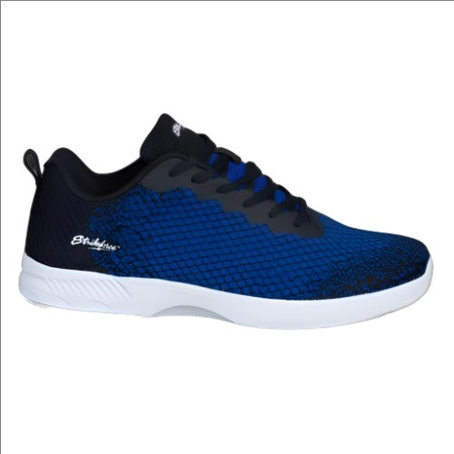 KR Strikeforce Aviator Black/Blue Bowling Shoes for Men & Women - Professional Performance & Comfort for League Play & Tournaments - Perfect for Bowling Alleys & Casual Play