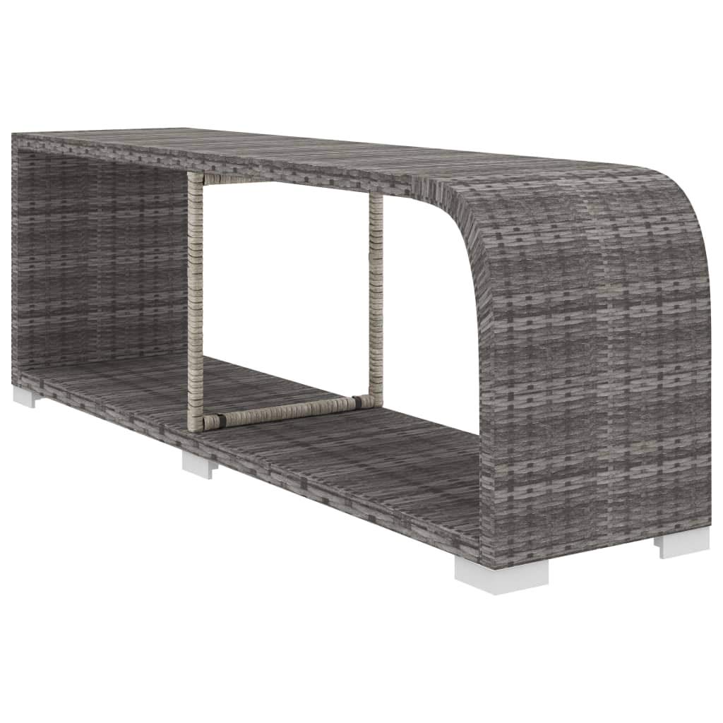 8-Piece Patio Lounge Set with Cushions - Gray Poly Rattan Outdoor Furniture for Porch, Garden, Backyard - Includes Cushioned Seating & Back Sectional - Perfect for Relaxing, Entertaining & Outdoor Conversations
