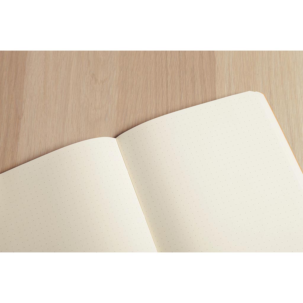 Premium A5 Dotted Notebook - My Essential Age Bag in Tobacco Brown | Bullet Journal, Sketchbook & Planner for Students & Professionals
