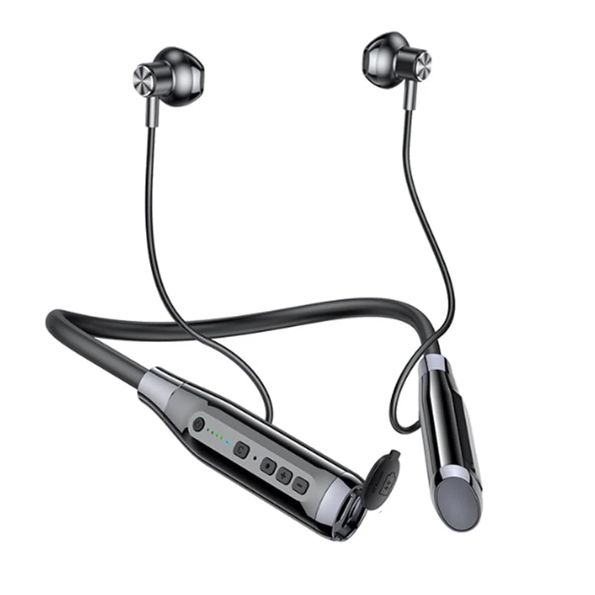 IKXO Wireless Bluetooth Headphones with 100H Playtime, IPX5 Waterproof Sports Earphones, Noise Cancelling Mic for Phone/Laptop/PC/TV - Perfect for Running, Workouts & Office Use (Black)
