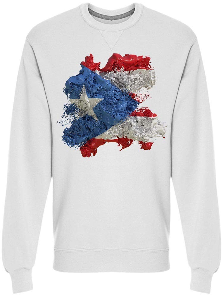 Puerto Rico Flag Sweatshirt for Men - Patriotic Unisex Pullover Hoodie - Perfect for National Holidays, Sports Events & Casual Wear