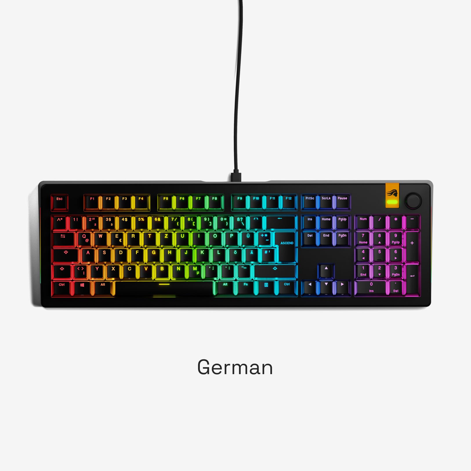 GMMK 3 HE Prebuilt Mechanical Gaming Keyboard - Hot-Swappable RGB Backlit Wired Keyboard for PC, Mac, PS5 - Perfect for Esports, Typing & Office Work